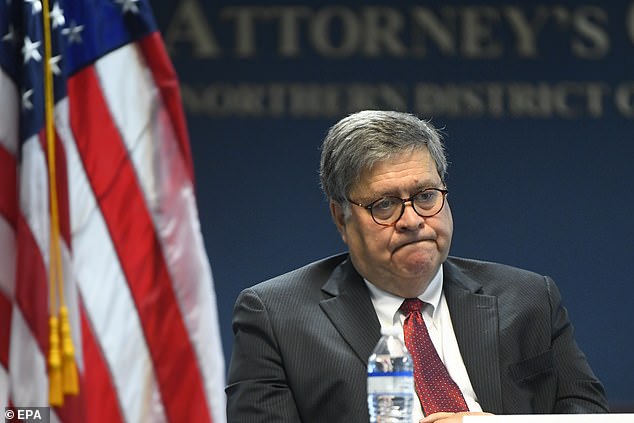 Tổng chưởng lý William Barr cũng nằm trong danh sách có thể bị sa thải.