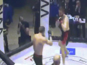 Thể thao - Đòn choáng MMA: Võ sĩ nhận cú knock-out &quot;dính tường&quot;, bất tỉnh luôn