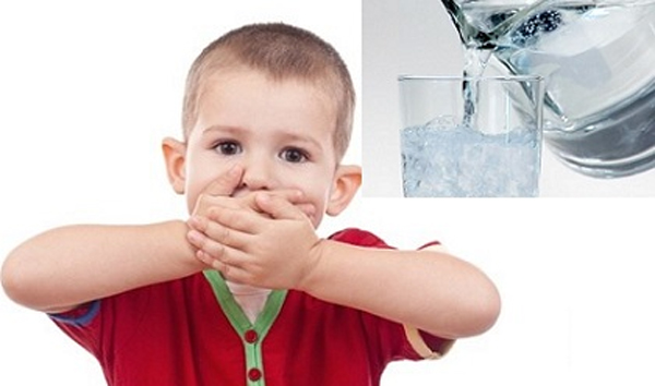 Nhiều trẻ không thích uống nước