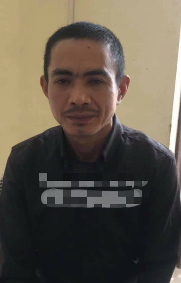 Nguyễn Văn Quân tại trụ sở công an