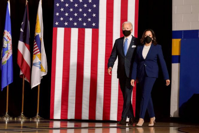 &nbsp;Ông Biden và bà Harris. Ảnh: NY Times