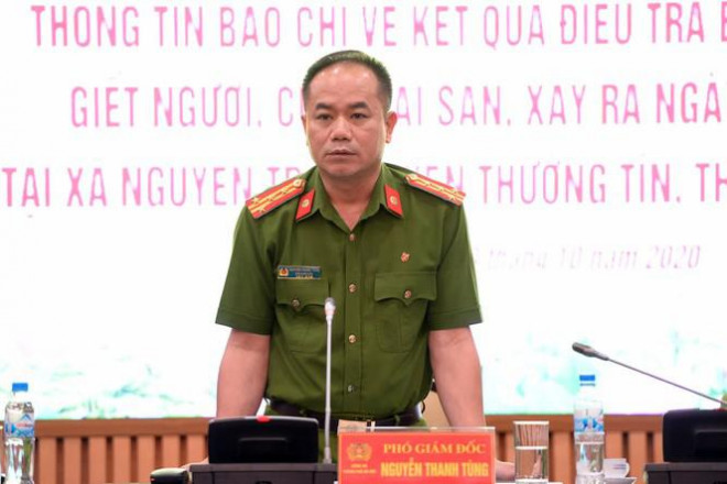 Đại tá Nguyễn Thanh Tùng - Phó Giám đốc Công an TP Hà Nội.