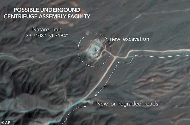Công trình Iran mới xây dựng ở cơ sở hạt nhân Natanz.