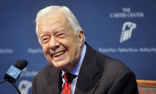 Cựu Tổng thống&nbsp;Jimmy Carter. Ảnh: AP