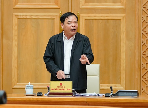 &nbsp;Ông Nguyễn Xuân Cường - Bộ trưởng Bộ Nông nghiệp và Phát triển Nông thôn. (Ảnh: Quang Hiếu/VGP).