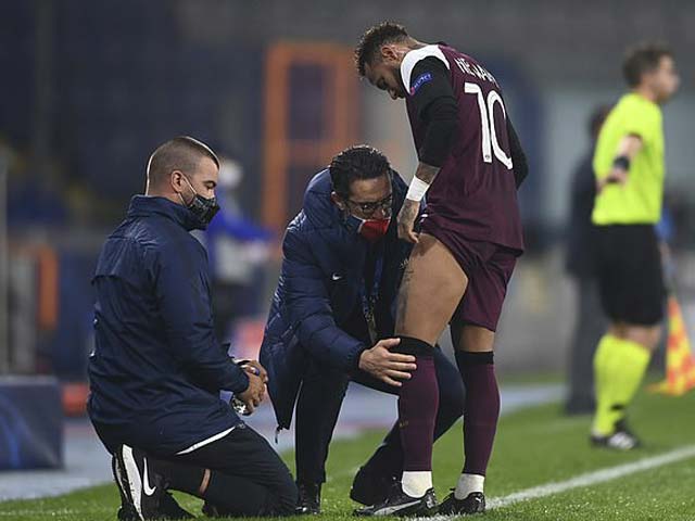 Neymar dính chấn thương ở trận đấu mới đây