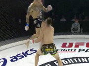 Thể thao - Đòn Knock-out “đầu gối bay” hay nhất năm: 14 giây “Khỉ đột” bị ngã gục