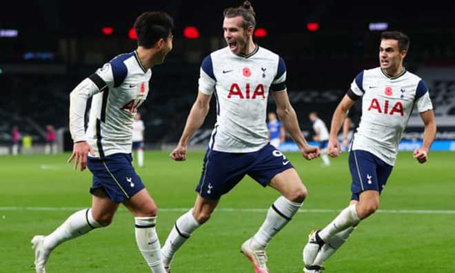 Son Heung Min im ắng nhưng Gareth Bale đã có mặt để mang về 3 điểm cho Tottenham