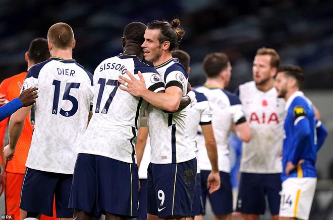 Bàn thắng quý như vàng của Bale giúp Tottenham leo lên ngôi nhì bảng Ngoại hạng Anh