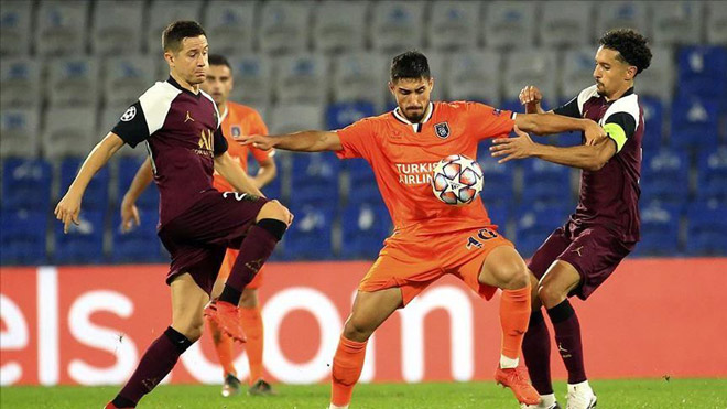 Basaksehir bị "ngợp" khi thi đấu tại Champions League