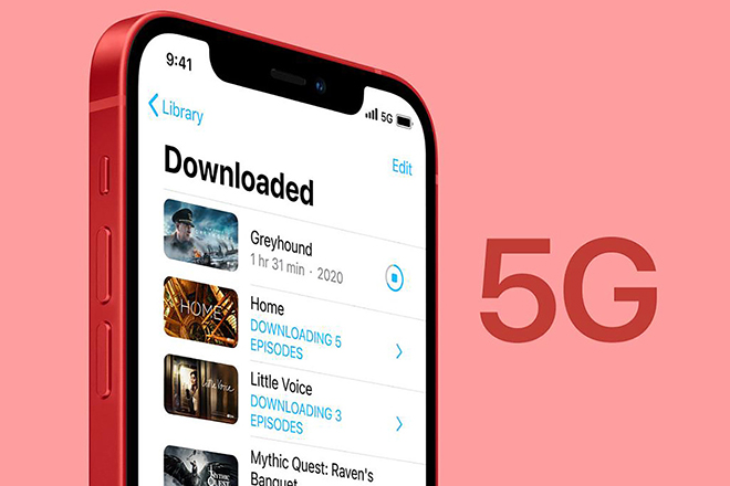 iPhone 12 có khả năng kết nối 5G.