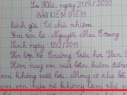 Giáo dục - du học - Không viết bài phải làm bản kiểm điểm, cô bé lớp 3 đưa ra lời hứa khiến ai nấy bật cười