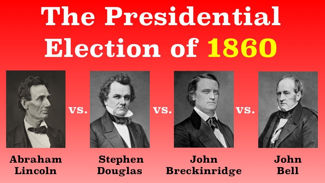 4 ứng viên sáng giá của bầu cử Mỹ năm 1860. Ảnh: MrBeat