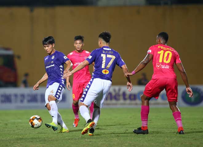 Sài Gòn từng thắng sốc Hà Nội 1-0 ngay trên sân Hàng Đẫy hôm 30/6 ở vòng 7 giai đoạn 1 V-League năm nay