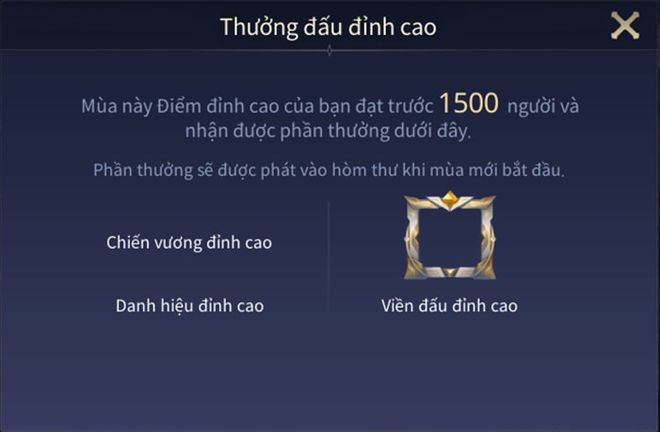 Sẽ có những phần thưởng riêng dành cho chế độ mới.