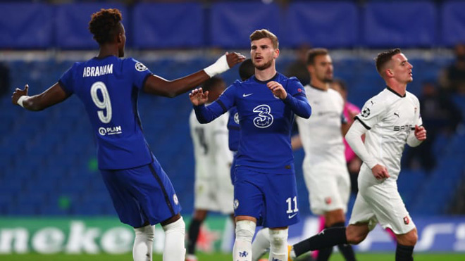 Timo Werner và Tammy Abraham đi vào lịch sử Champions League