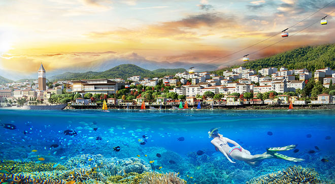 Hình ảnh thị trấn Sorrento được tái hiện bên bờ biển Phú Quốc