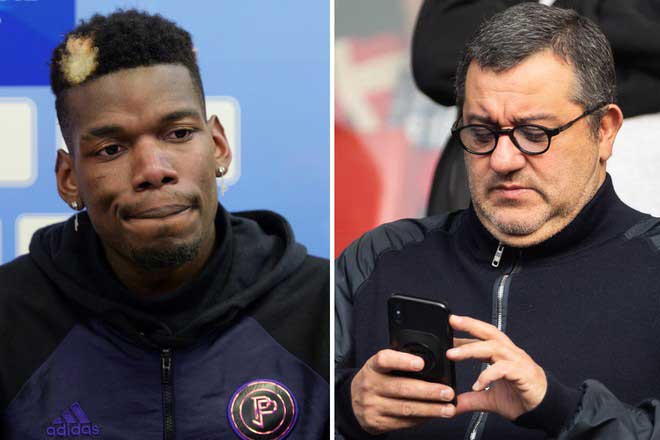 Pogba và "siêu cò" Raiola đã im ắng kể từ khi Real và Juventus hết ngó ngàng tới anh