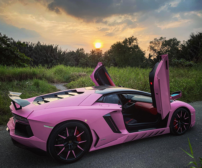 Lamborghini Aventador &#34;sang tay&#34; nữ doanh nhân Việt thay áo hồng nổi bật - 3