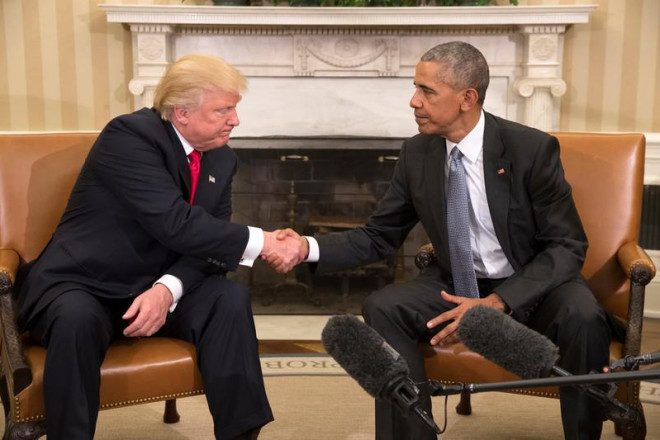 Ông Trump từng được Tổng thống Obama mời đến Nhà Trắng sau khi chiến thắng năm 2016. Ảnh: NEW YORK TIMES