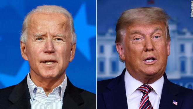 Ông Trump từng nhiều lần chỉ trích ông Biden là người thua cuộc. Ảnh: AP/GETTY/CNN