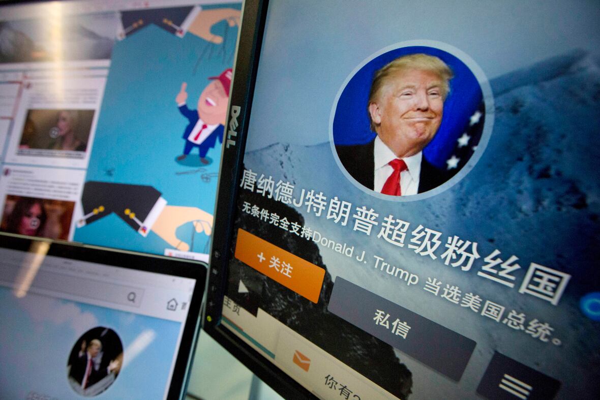 Bầu cử Mỹ đang là chủ đề “nóng nhất” mạng xã hội Trung Quốc lúc này (ảnh: SCMP)