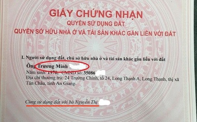 Sổ đỏ đứng tên tối đa bao nhiêu người? - 1