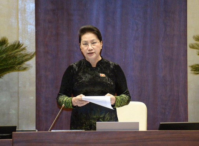 Chủ tịch Quốc hội Nguyễn Thị Kim Ngân (Ảnh Quốc hội)