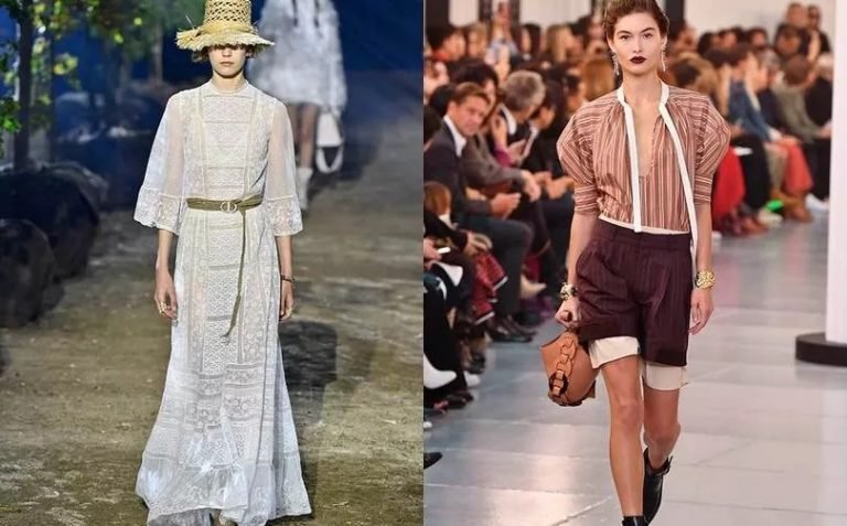 Christian Dior SS20 và Chloé SS20.