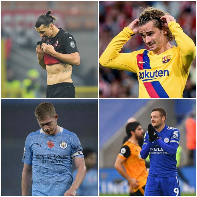 Ibrahimovic, Griezmann, De Bruyne rồi Vardy đều đá hỏng penalty ở tuần vừa qua