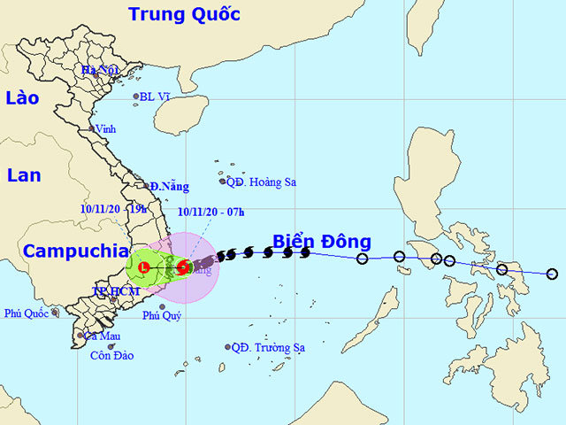 Bão số 12 đang áp sát đất liền, biển Đông chuẩn bị đón bão số 13 cường độ rất mạnh