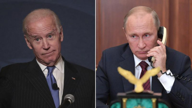 Ông Joe Biden (trái) và Tổng thống Nga Vladimir Putin. Ảnh: GETTY IMAGES/ANADOLU