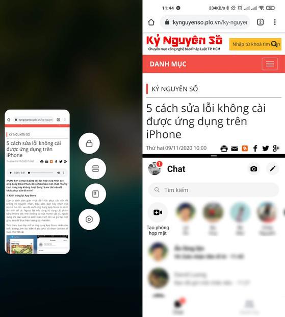 Cửa sổ đa nhiệm hoặc cửa sổ nổi vốn đã có mặt trên các thiết bị Android từ lâu. Ảnh: MINH HOÀNG