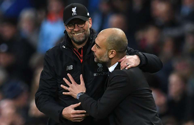 Jurgen Klopp và Pep Guardiola đang chung chiến hào