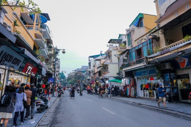 Hàng Đào là một trong những con phố có giá đất đắt đỏ nhất Hà Nội