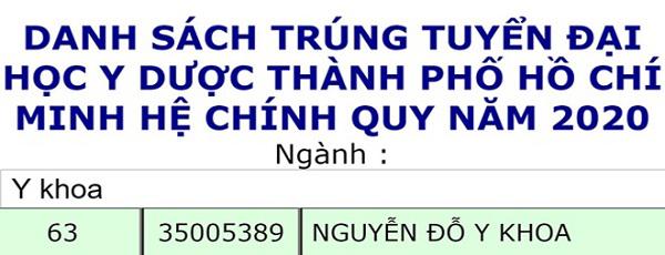 Tân sinh viên ĐH Y dược TP.HCM với cái tên "định mệnh".