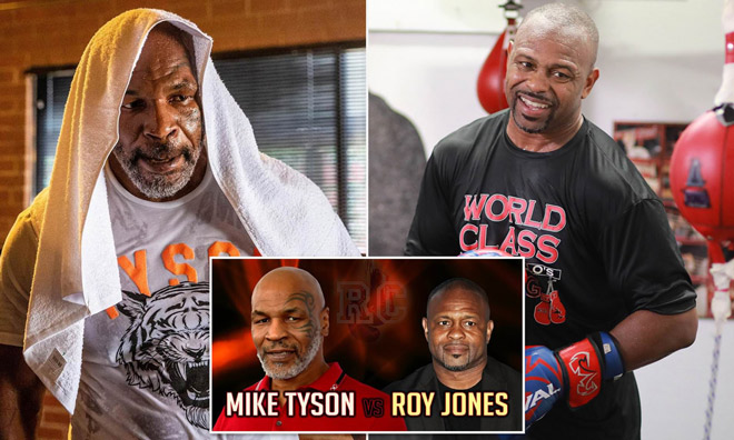 Mike Tyson (trái) tuyên bố thất bại chẳng khác nào cái chết ở lần quay lại võ đài Boxing vào 28/11 tới đây