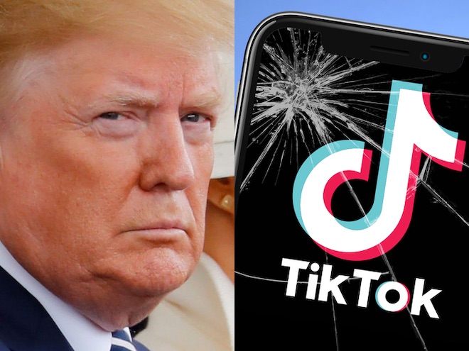 Tổng thống Donald Trump liên tục yêu cầu cấm TikTok tại Mỹ.