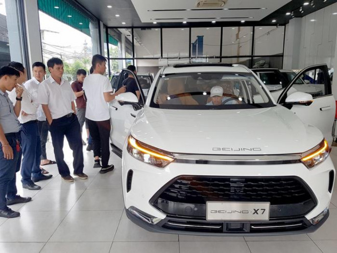 Beijing X7 là mẫu xe Trung Quốc thu hút được nhiều sự chú ý của khách hàng Việt Nam trong thời gian qua