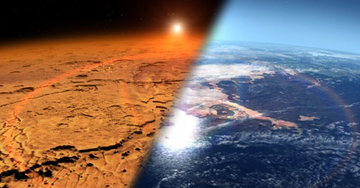 Sao Hỏa rất có thể từng là một thế giới giống Trái Đất, nhưng nay đã thành hành tinh khô cằn - Ảnh đồ họa từ dữ liệu NASA