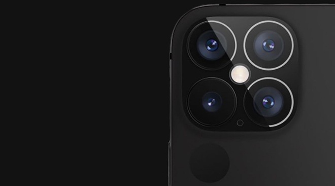 Ảnh concept cụm camera của iPhone 13 Pro.