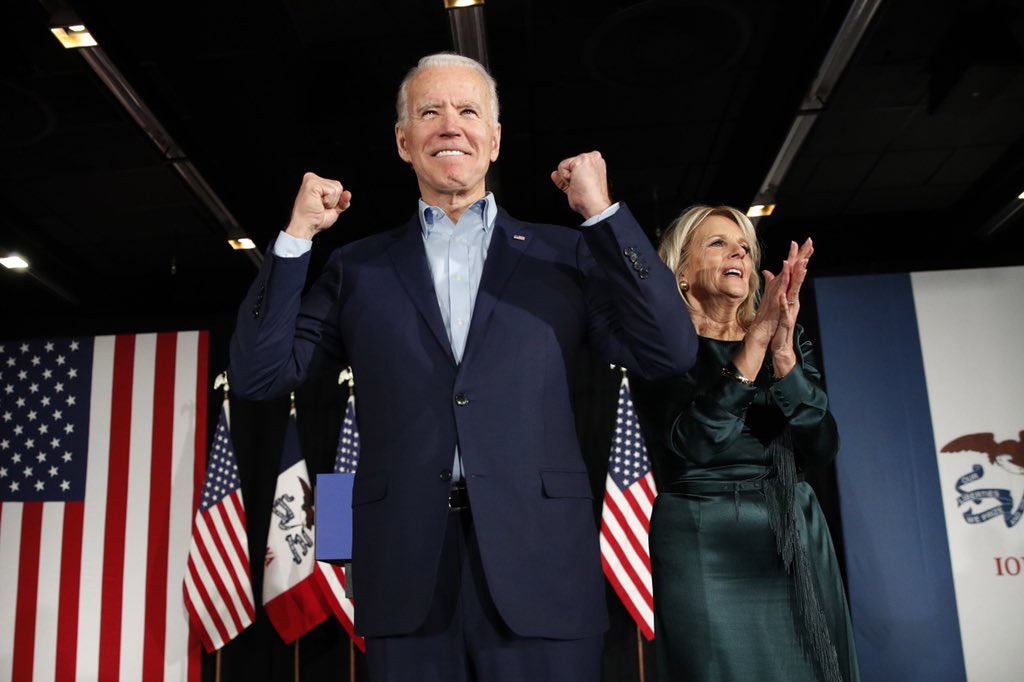 Ông Biden đã thất cử nếu chỉ có nam giới đi bỏ phiếu (ảnh: AP)