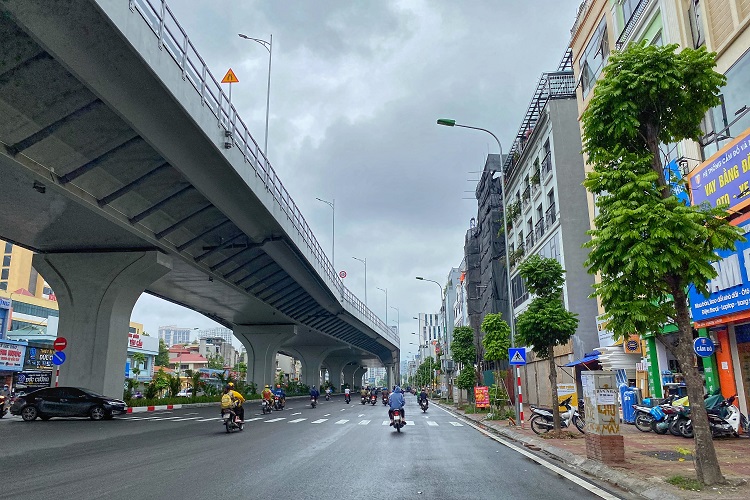 Bộ mặt đô thị đường Trường Chinh khang trang, hiện đại hơn sau khi dự án Vành đai 2 hoàn thiện.