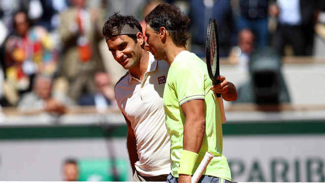 Federer giành sự tôn trọng rất lớn đến Nadal, đối thủ lớn nhất trong sự nghiệp của mình