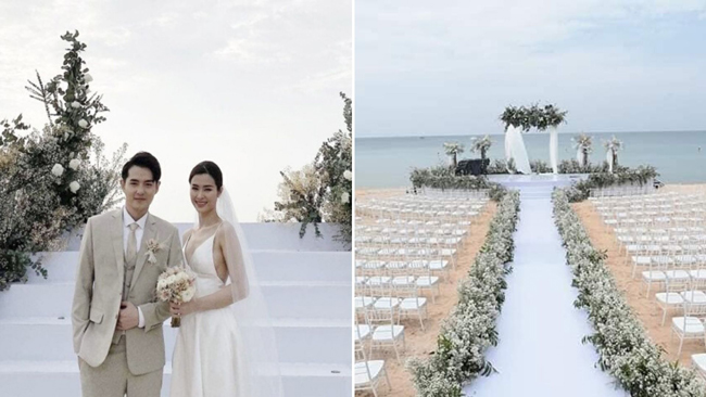 Cô dâu chú rể đã đài thọ toàn bộ chi phí cho 500 khách mời tới Phú Quốc dự tiệc cưới. Đám cưới được tổ chức ở biển Thiên Đường, Bãi Dài rộng 8.000 m2 nằm ở phía bắc hòn đảo với khoảng 120 nhân viên phục vụ cho tiệc cưới. 
