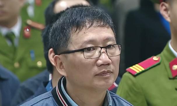 Trịnh Xuân Thanh hầu toà trong một vụ án khác - Ảnh: TTXVN