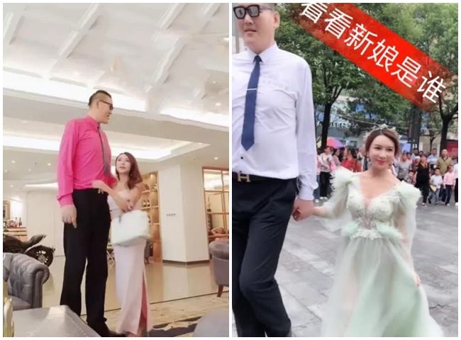 Bạn trai mới của cô đào có ngoại hình trái ngược với người tình cũ khi sở hữu chiều cao khủng tới 2m38. Theo Baidu, anh chàng "khổng lồ" - bạn trai mới của Cung Nguyệt Phi tên là Trương Hoan, 26 tuổi, người Quảng Đông, rất nổi tiếng tại Trung Quốc.

