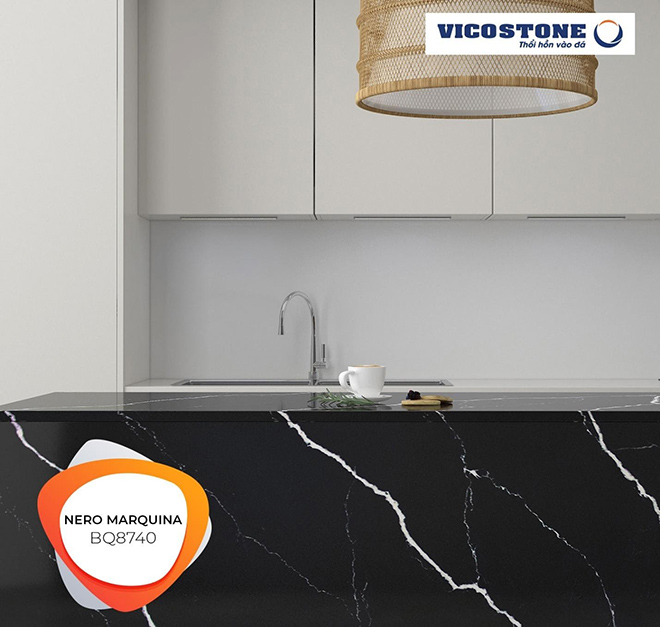 Sản phẩm đá Vicostone Nero Marquina được lấy cảm hứng từ các tia sét&nbsp;ở hồ Maracaibo tại Venezuela