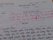 Giáo dục - du học - Sử dụng tiếng Anh trong bài kiểm tra Văn, nam sinh bị cô giáo “đáp trả” cực gắt