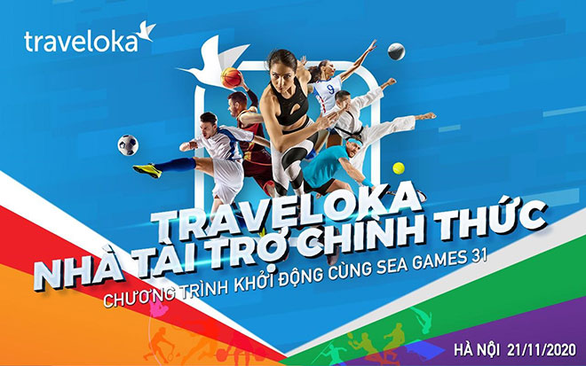 Traveloka là nhà tài trợ chính thức cho chương trình “Khởi động cùng SEA Games 31”